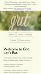 Mobile Screenshot of gritkitchen.com